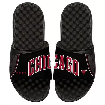 Шлепанцы ISlide Chicago Bulls, черный