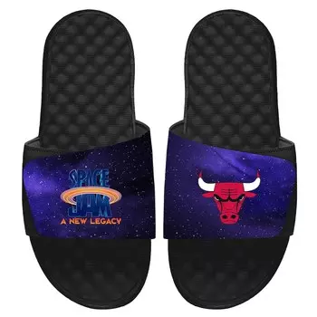Шлепанцы ISlide Chicago Bulls, черный