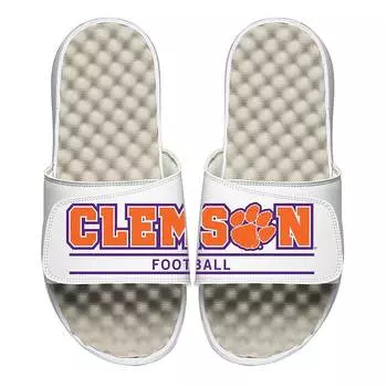 Шлепанцы ISlide Clemson Tigers, белый