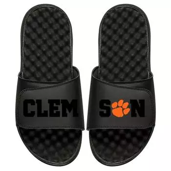 Шлепанцы ISlide Clemson Tigers, черный