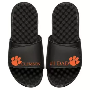Шлепанцы ISlide Clemson Tigers, черный