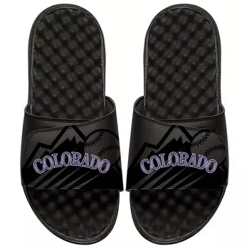 Шлепанцы ISlide Colorado Rockies, черный