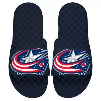 Шлепанцы ISlide Columbus Blue Jackets, нави