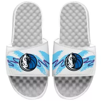 Шлепанцы ISlide Dallas Mavericks, белый
