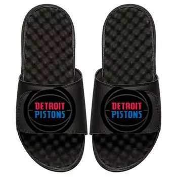 Шлепанцы ISlide Detroit Pistons, черный