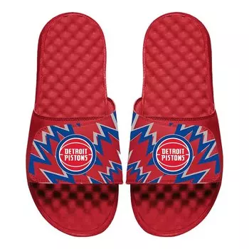 Шлепанцы ISlide Detroit Pistons, красный