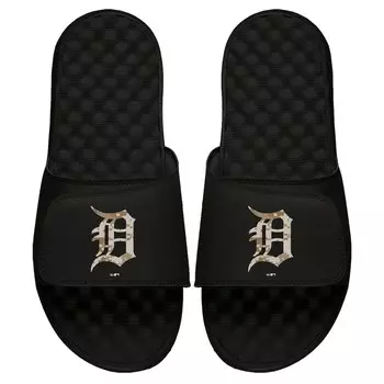 Шлепанцы ISlide Detroit Tigers, черный