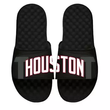 Шлепанцы ISlide Houston Rockets, черный