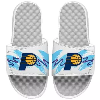 Шлепанцы ISlide Indiana Pacers, белый