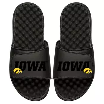 Шлепанцы ISlide Iowa Hawkeyes, черный
