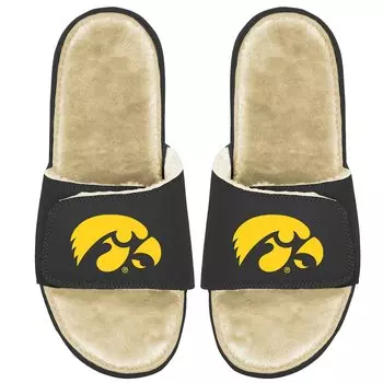 Шлепанцы ISlide Iowa Hawkeyes, черный