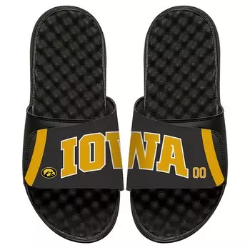Шлепанцы ISlide Iowa Hawkeyes, черный