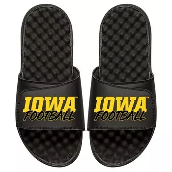 Шлепанцы ISlide Iowa Hawkeyes, черный