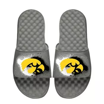 Шлепанцы ISlide Iowa Hawkeyes, серый