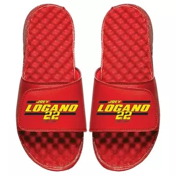 Шлепанцы ISlide Joey Logano, красный