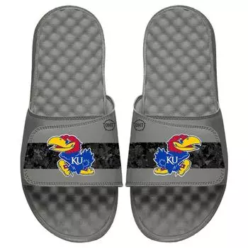 Шлепанцы ISlide Kansas Jayhawks, серый