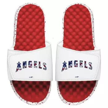 Шлепанцы ISlide Los Angeles Angels, белый