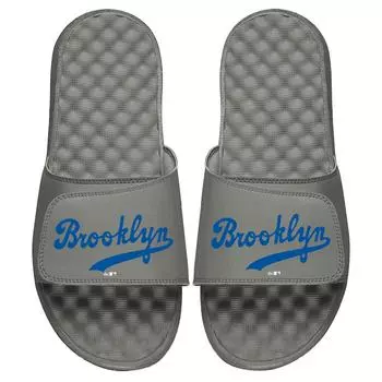 Шлепанцы ISlide Los Angeles Dodgers, серый