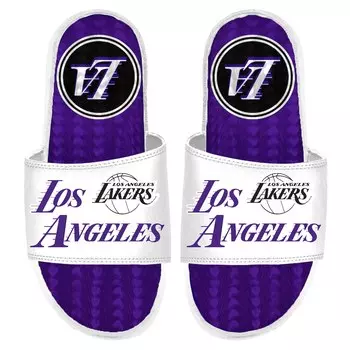 Шлепанцы ISlide Los Angeles Lakers, белый