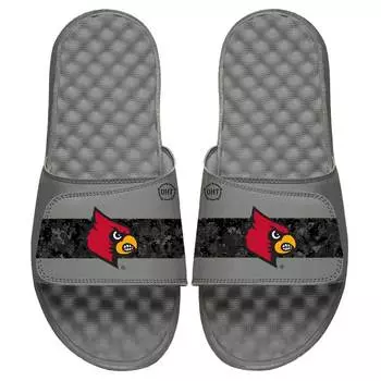 Шлепанцы ISlide Louisville Cardinals, серый