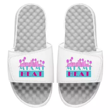 Шлепанцы ISlide Miami Heat, белый