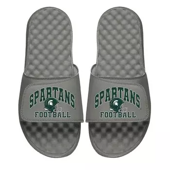 Шлепанцы ISlide Michigan State Spartans, серый