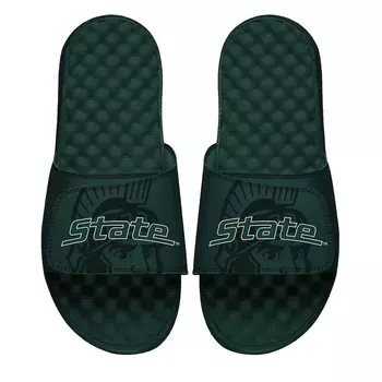 Шлепанцы ISlide Michigan State Spartans, зеленый