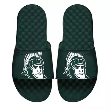 Шлепанцы ISlide Michigan State Spartans, зеленый