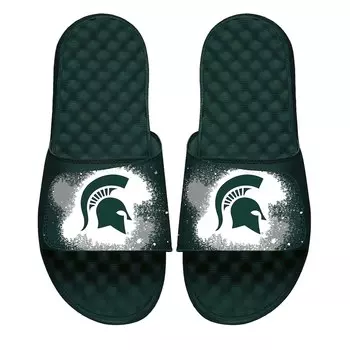 Шлепанцы ISlide Michigan State Spartans, зеленый