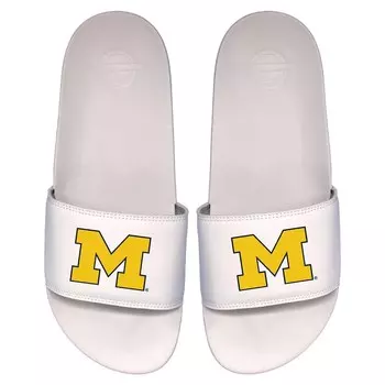 Шлепанцы ISlide Michigan Wolverines, белый