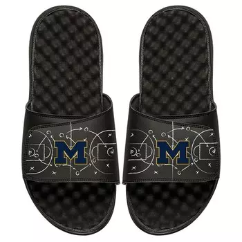 Шлепанцы ISlide Michigan Wolverines, черный
