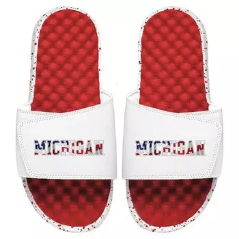 Шлепанцы ISlide Michigan Wolverines, красный