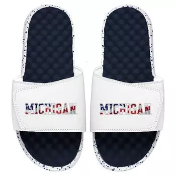 Шлепанцы ISlide Michigan Wolverines, нави