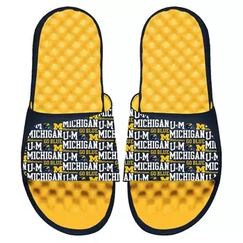 Шлепанцы ISlide Michigan Wolverines, нави