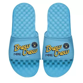 Шлепанцы ISlide Milwaukee Brewers, синий