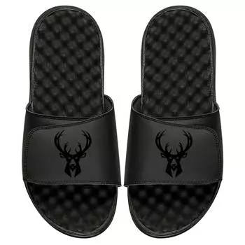 Шлепанцы ISlide Milwaukee Bucks, черный