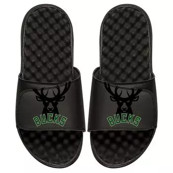 Шлепанцы ISlide Milwaukee Bucks, черный