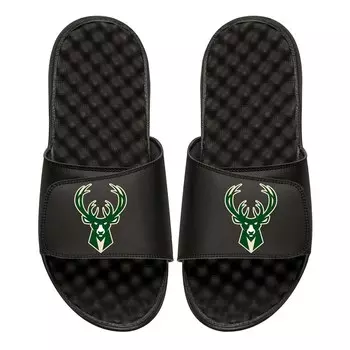 Шлепанцы ISlide Milwaukee Bucks, черный