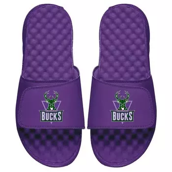 Шлепанцы ISlide Milwaukee Bucks, фиолетовый