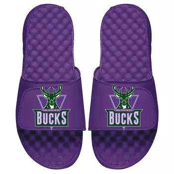 Шлепанцы ISlide Milwaukee Bucks, фиолетовый