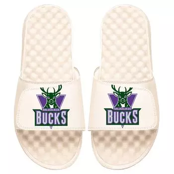 Шлепанцы ISlide Milwaukee Bucks, кремовый