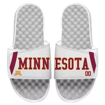Шлепанцы ISlide Minnesota Golden Gophers, белый