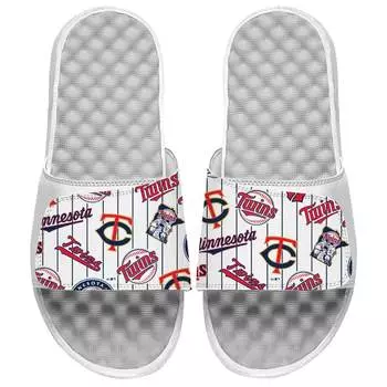 Шлепанцы ISlide Minnesota Twins, белый