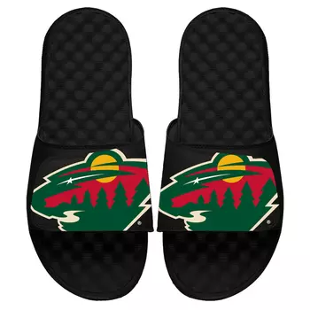 Шлепанцы ISlide Minnesota Wild, черный
