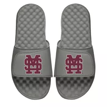 Шлепанцы ISlide Mississippi State Bulldogs, серый
