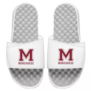 Шлепанцы ISlide Morehouse Maroon Tigers, белый