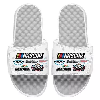 Шлепанцы ISlide Nascar Merchandise, белый