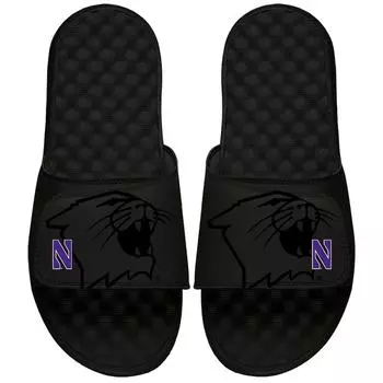 Шлепанцы ISlide Northwestern Wildcats, черный