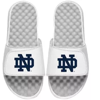 Шлепанцы ISlide Notre Dame Fighting Irish, белый