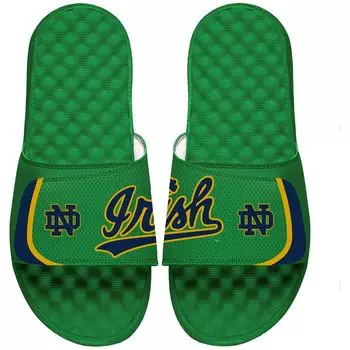 Шлепанцы ISlide Notre Dame Fighting Irish, зеленый